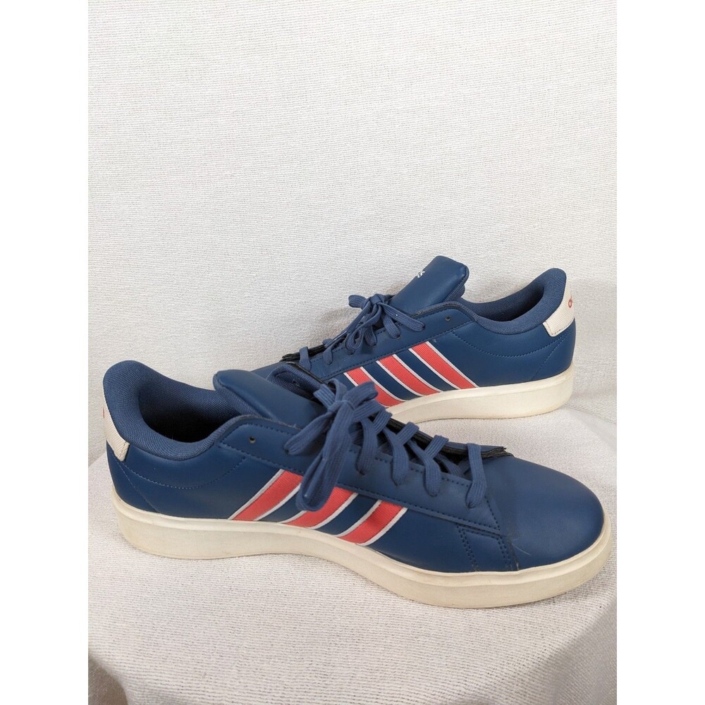 ADIDAS Grand Court 2.0 Tennis Sneaker Men's Size US 12 Blue IH4806 Three Stripe - Picture 11 of 11